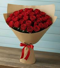 Букет Красные розы Милано #REPLACE_PRED# Красочном