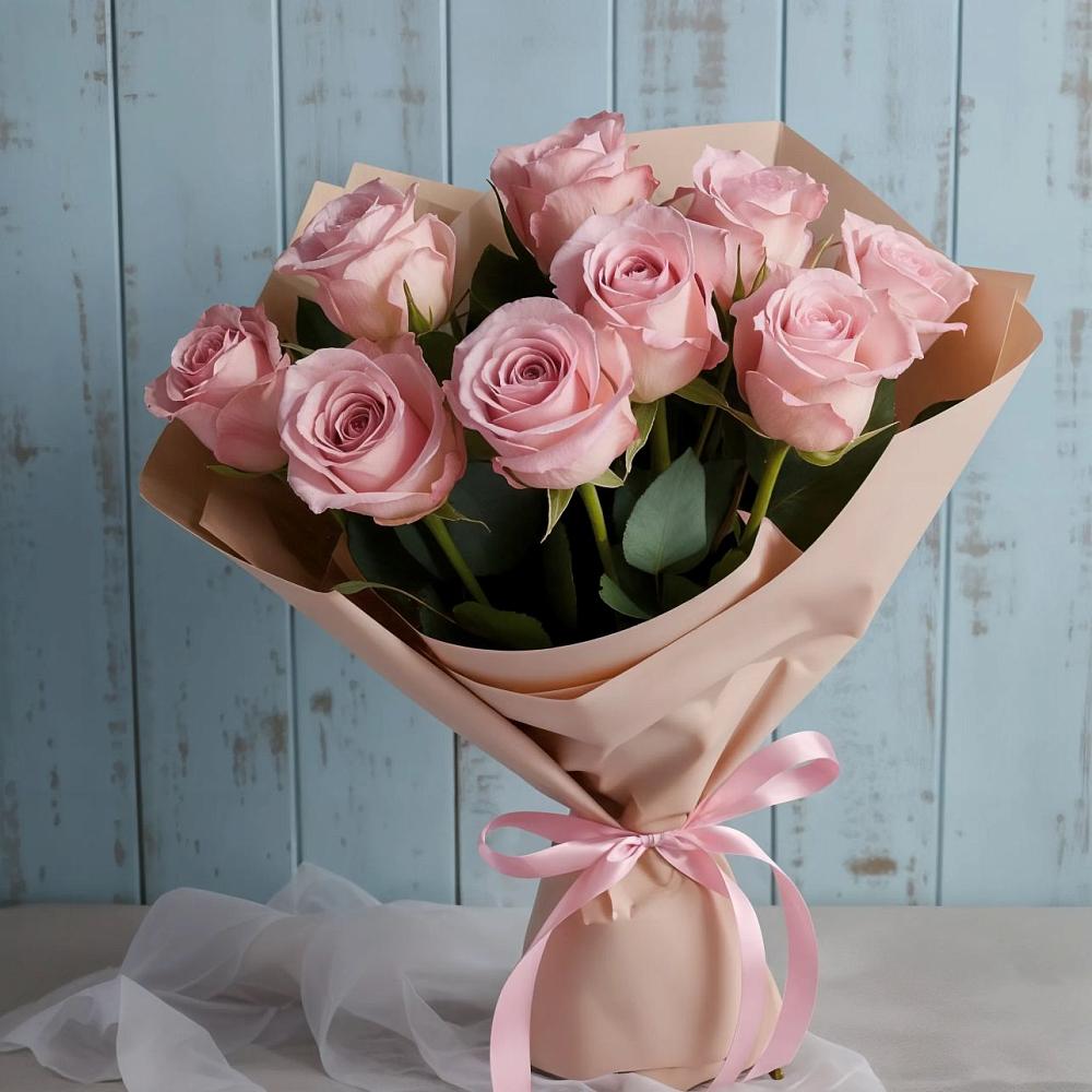 Букет цветов из: Розы в Красочном