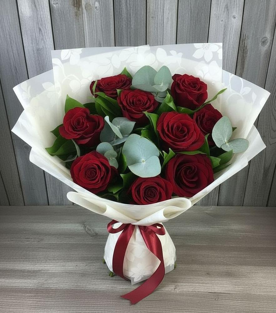 Букет цветов из: Розы в Красочном