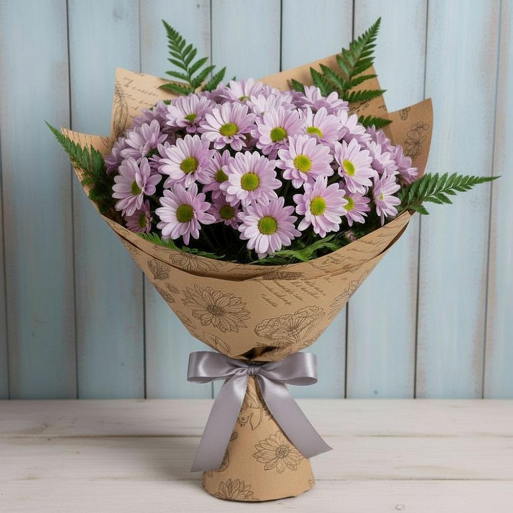 Букет цветов из: Хризантемы в Красочном