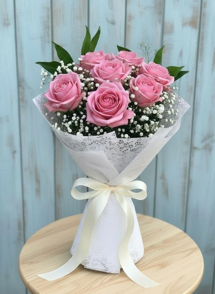 Букет цветов из: Розы в Красочном