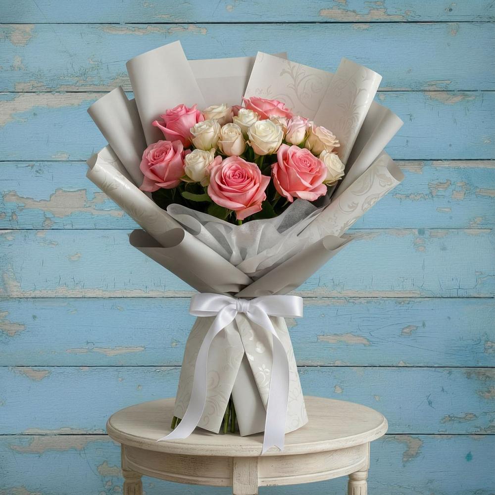 Букет цветов из: Розы в Красочном