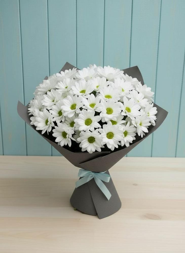 Букет цветов из: Хризантемы в Красочном