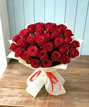 Букет 29 Красных роз в Красочном