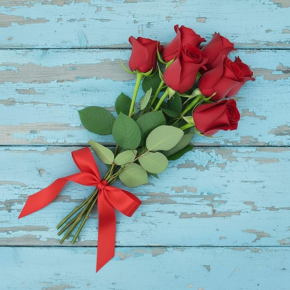 Букет Красные розы в Красочном