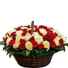 Премиум букет из: Розы #REPLACE_PRED# Красочном