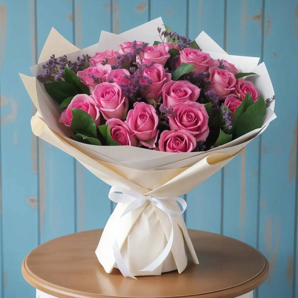 Букет цветов из: Розы в Красочном