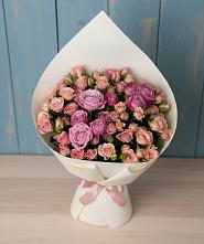 Букет цветов из:  Розы #REPLACE_PRED# Красочном