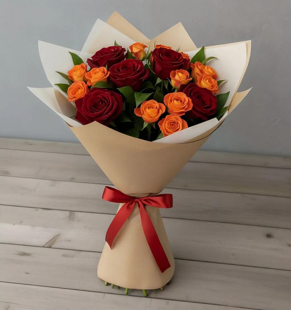 Букет Любовь и восторг в Красочном